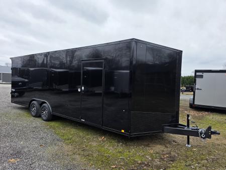 New 2026 Formula Trailers 8.5x24 CAR HAULER WITH ESCAPE DOOR 10K BLACKOUT 7' INSIDE SXS UTV GOLF CART Cargo / Enclosed Trailer