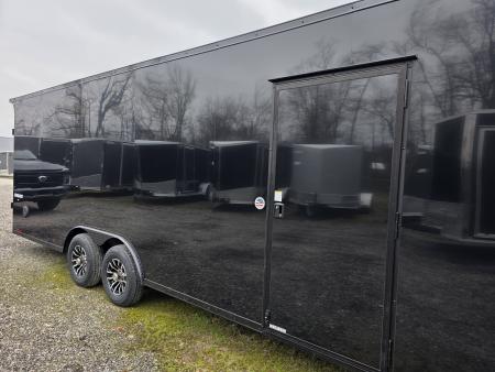 New 2026 Formula Trailers 8.5x24 CAR HAULER WITH ESCAPE DOOR 10K BLACKOUT 7' INSIDE SXS UTV GOLF CART Cargo / Enclosed Trailer