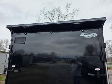 New 2026 Formula Trailers 8.5x24 CAR HAULER WITH ESCAPE DOOR 10K BLACKOUT 7' INSIDE SXS UTV GOLF CART Cargo / Enclosed Trailer