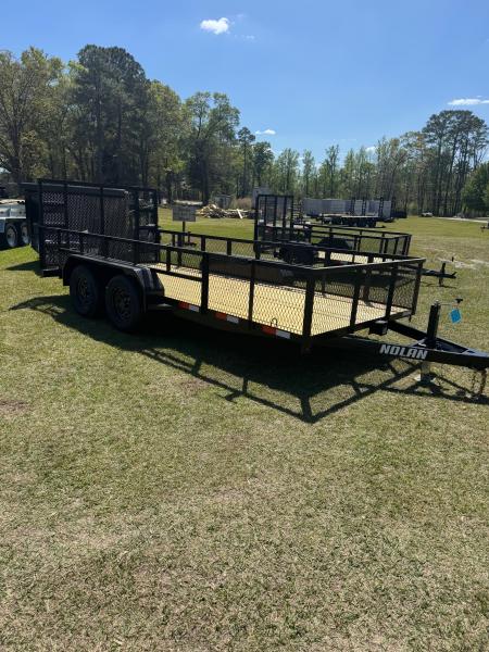 New 2026 Nolan Manufacturing NOL716MESH Utility Trailer