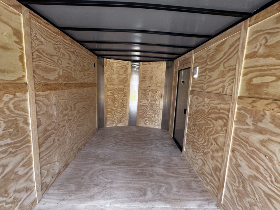 New 2026 Steel Pines Cargo 7x16 Blackout Cargo Enclosed Trailer