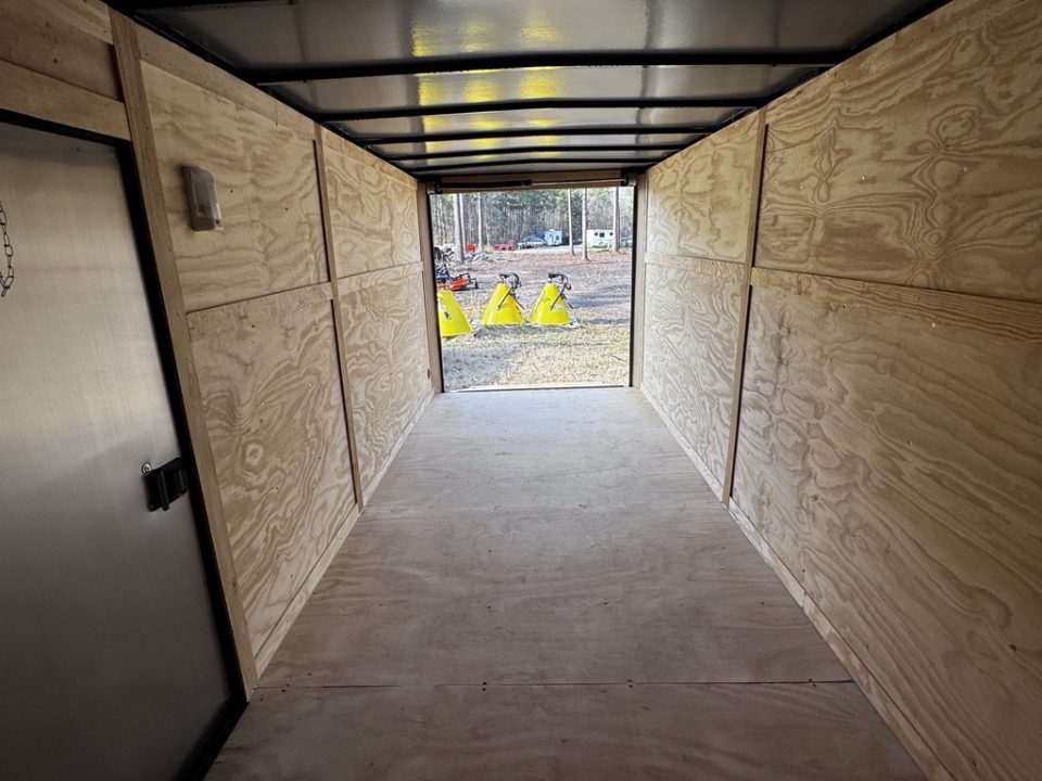 New 2026 Steel Pines Cargo 7x16 Blackout Cargo Enclosed Trailer