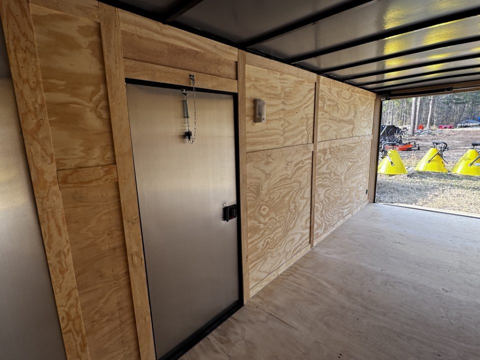 New 2026 Steel Pines Cargo 7x16 Blackout Cargo Enclosed Trailer