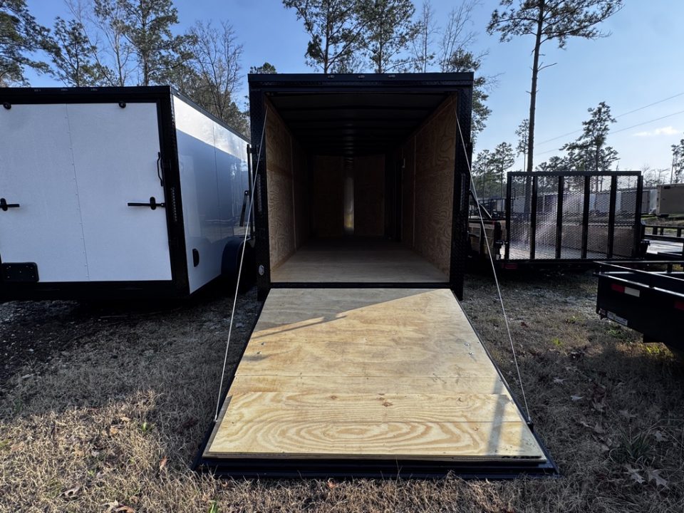 New 2026 Steel Pines Cargo 7x16 Blackout Cargo Enclosed Trailer