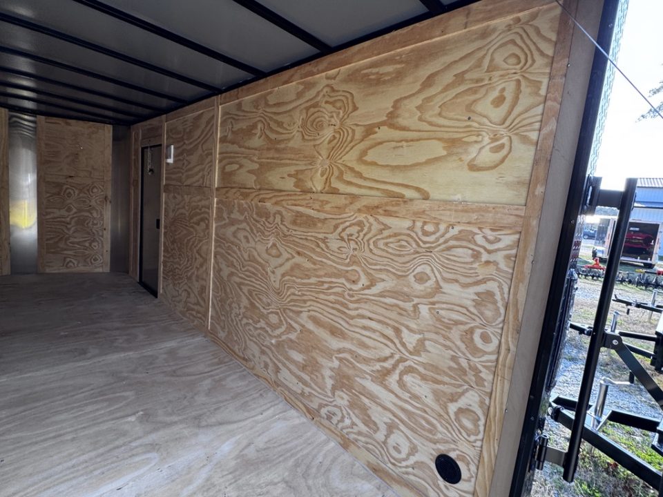 New 2026 Steel Pines Cargo 7x16 Blackout Cargo Enclosed Trailer