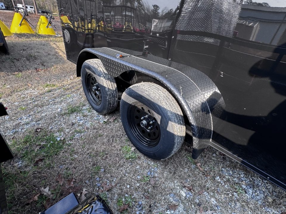 New 2026 Steel Pines Cargo 7x16 Blackout Cargo Enclosed Trailer