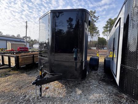 New 2026 Steel Pines Cargo 7x16 Blackout Cargo Enclosed Trailer