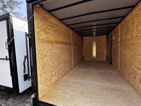 New 2026 Steel Pines Cargo 7x16 Blackout Cargo Enclosed Trailer