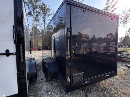 New 2026 Steel Pines Cargo 7x16 Blackout Cargo Enclosed Trailer