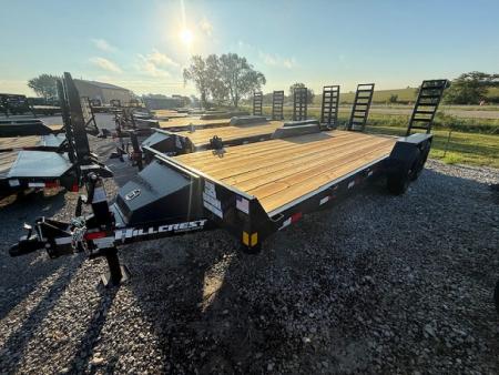 New 2026 Hillcrest Black-Grey 82"x18'+2' 15.4k Demco Equipment Trailer