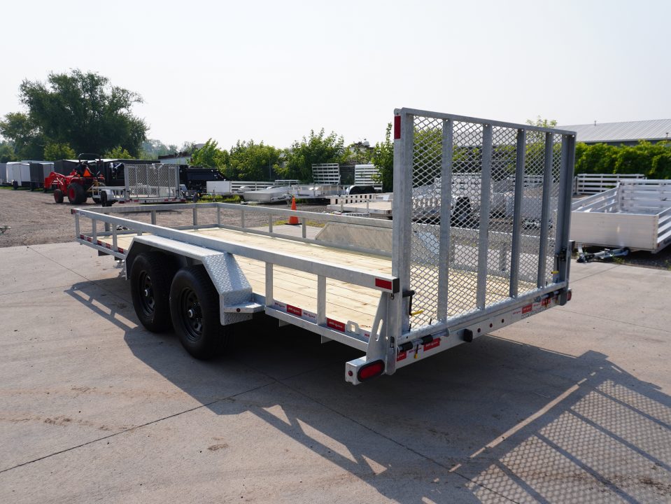 New 2026 Drive Trailers 81"x18ft Galvanized Utility Trailer
