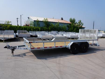 New 2026 Drive Trailers 81 x18ft Galvanized Utility Trailer