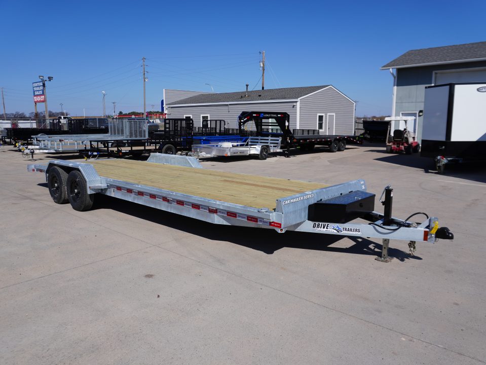 New 2027 Drive Trailers 83'x24ft Galvanized Car Hauler Car Hauler