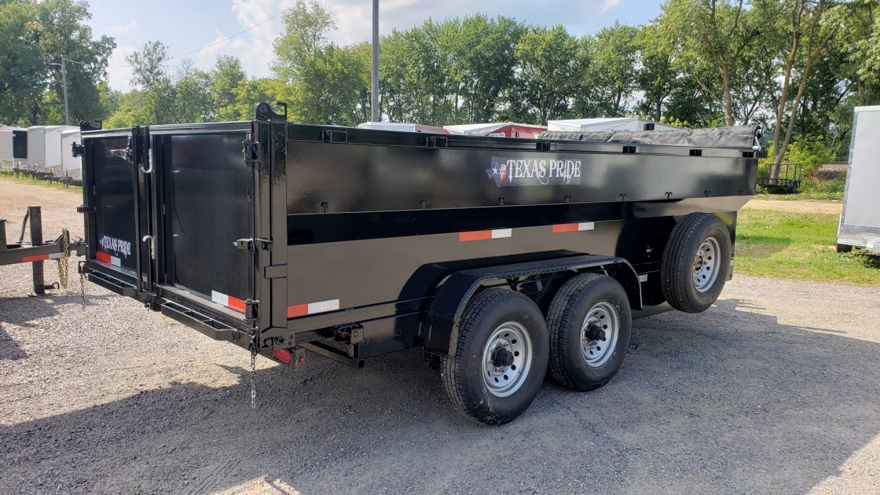 New 2026 Texas Pride Trailers 7x16 16k Dump Trailer