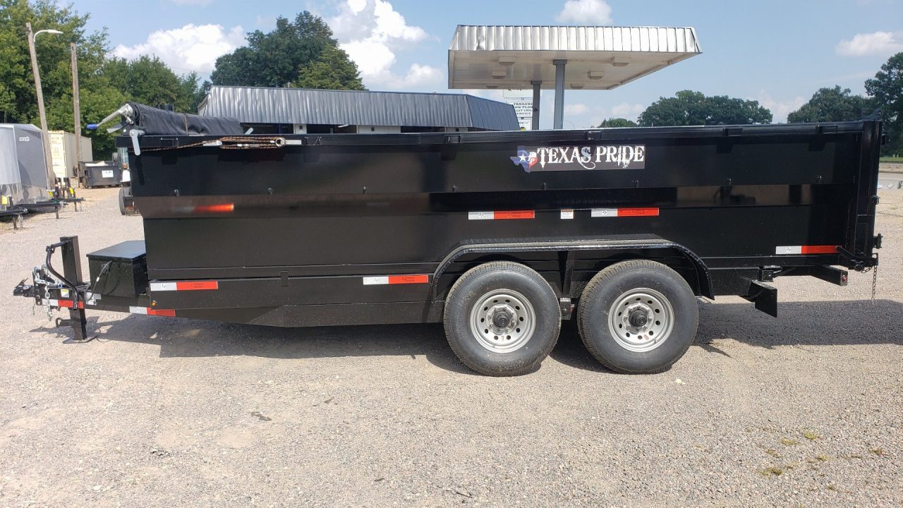 New 2026 Texas Pride Trailers 7x16 16k Dump Trailer