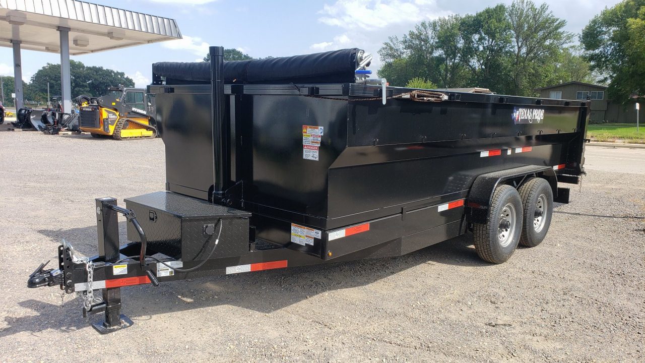 New 2026 Texas Pride Trailers 7x16 16k Dump Trailer