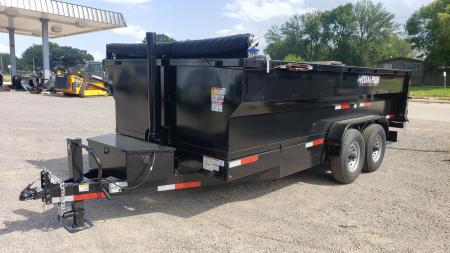 New 2026 Texas Pride Trailers 7x16 16k Dump Trailer