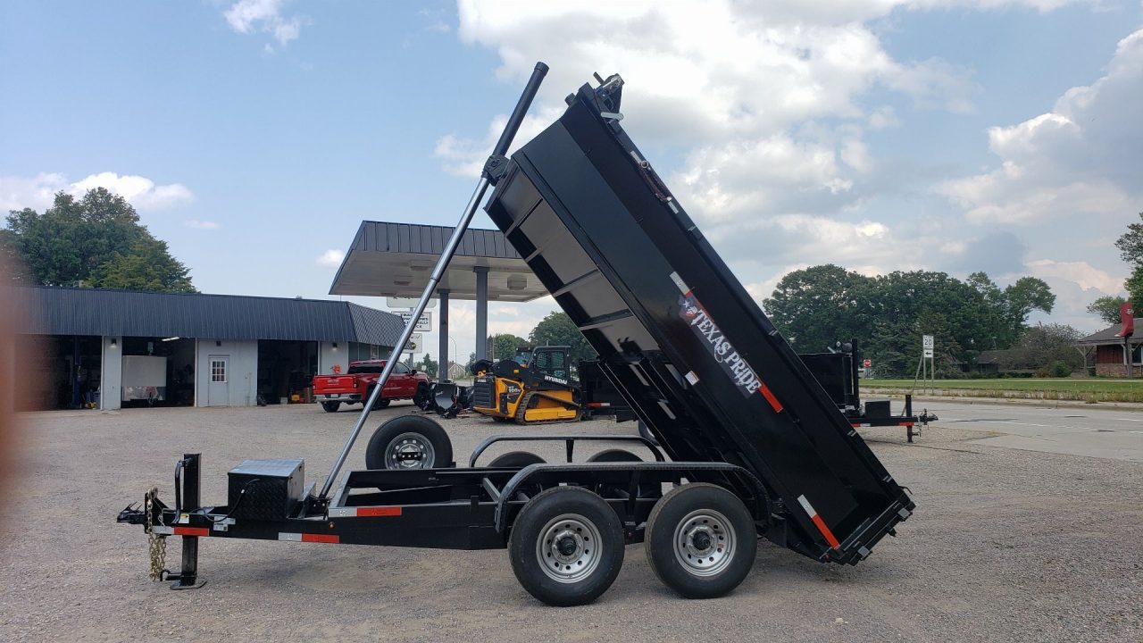 New 2026 Texas Pride 7x14 14k Dump Trailer