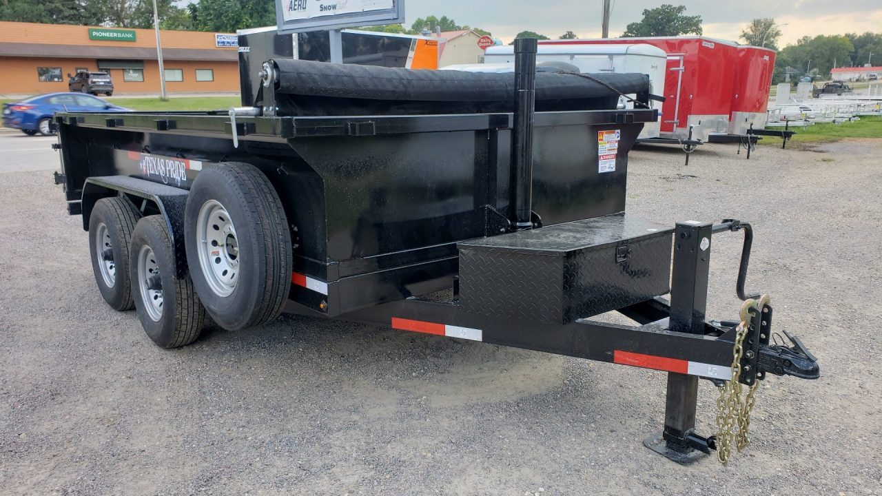 New 2026 Texas Pride Trailers 7x12 14k Dump Trailer