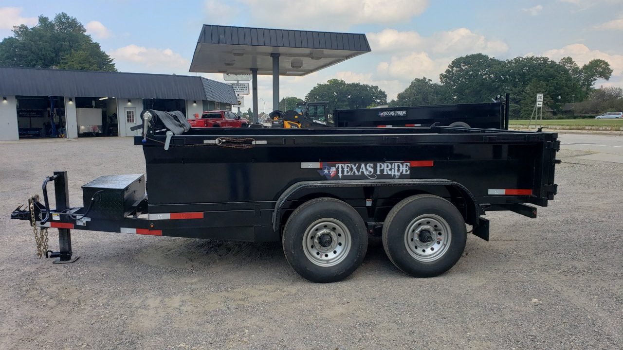 New 2026 Texas Pride Trailers 7x12 14k Dump Trailer