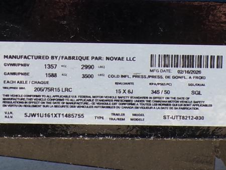 New 2026 Sure-Trac ST-UTT8212 Utility Trailer