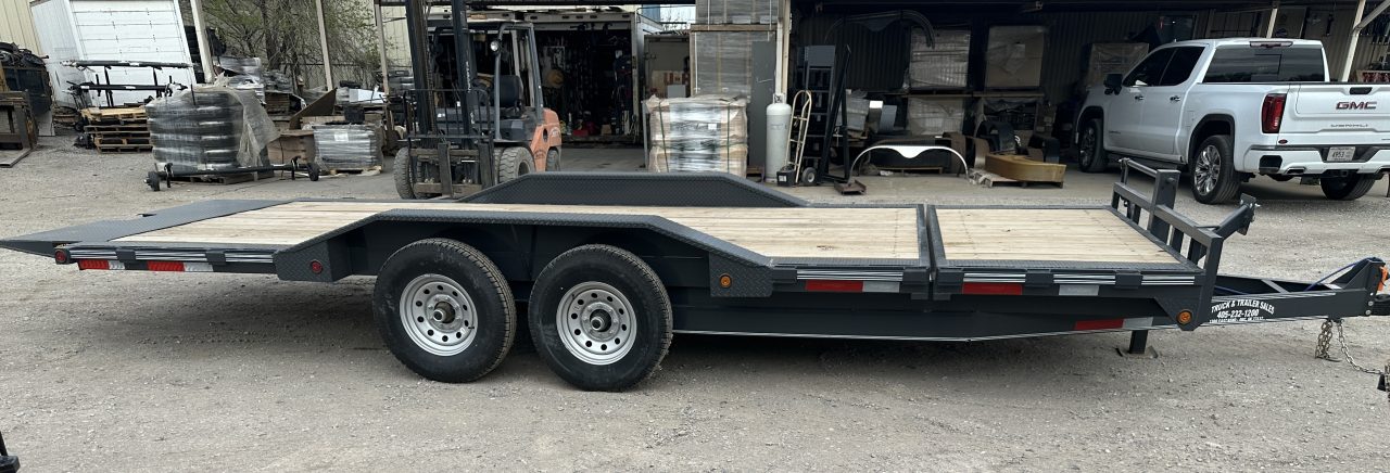New 2026 East Texas Trailers 102"x20' Bumperpull Machine Gray Tilt Trailer