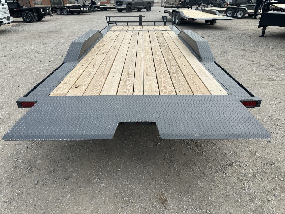 New 2026 East Texas Trailers 102"x20' Bumperpull Machine Gray Tilt Trailer