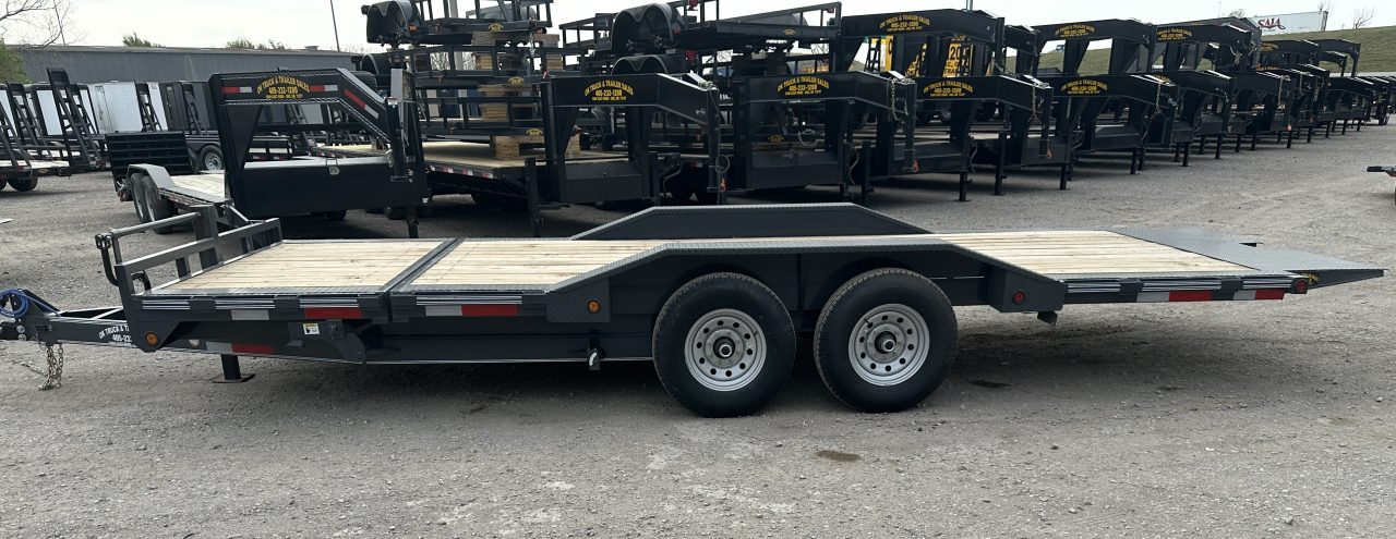 New 2026 East Texas Trailers 102"x20' Bumperpull Machine Gray Tilt Trailer
