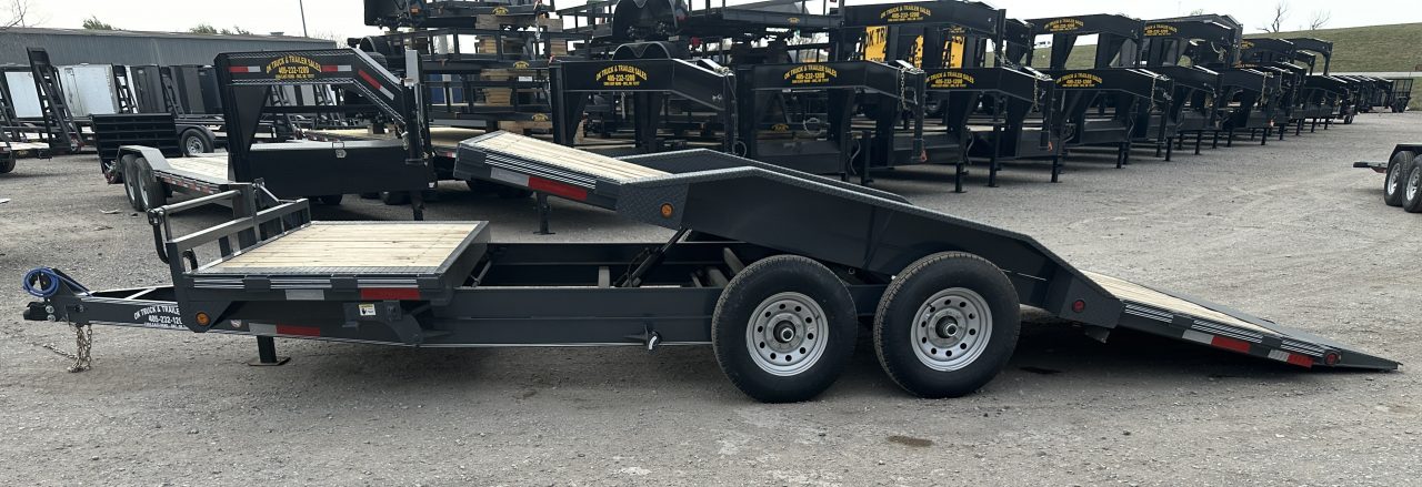 New 2026 East Texas Trailers 102"x20' Bumperpull Machine Gray Tilt Trailer