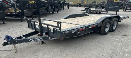 New 2026 East Texas Trailers 102 x20' Bumperpull Machine Gray Tilt Trailer