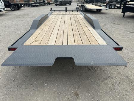 New 2026 East Texas Trailers 102"x20' Bumperpull Machine Gray Tilt Trailer