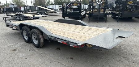 New 2026 East Texas Trailers 102"x20' Bumperpull Machine Gray Tilt Trailer