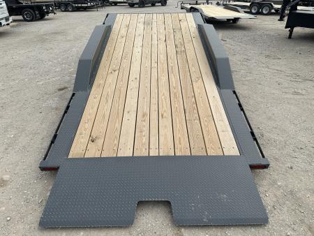 New 2026 East Texas Trailers 102"x20' Bumperpull Machine Gray Tilt Trailer