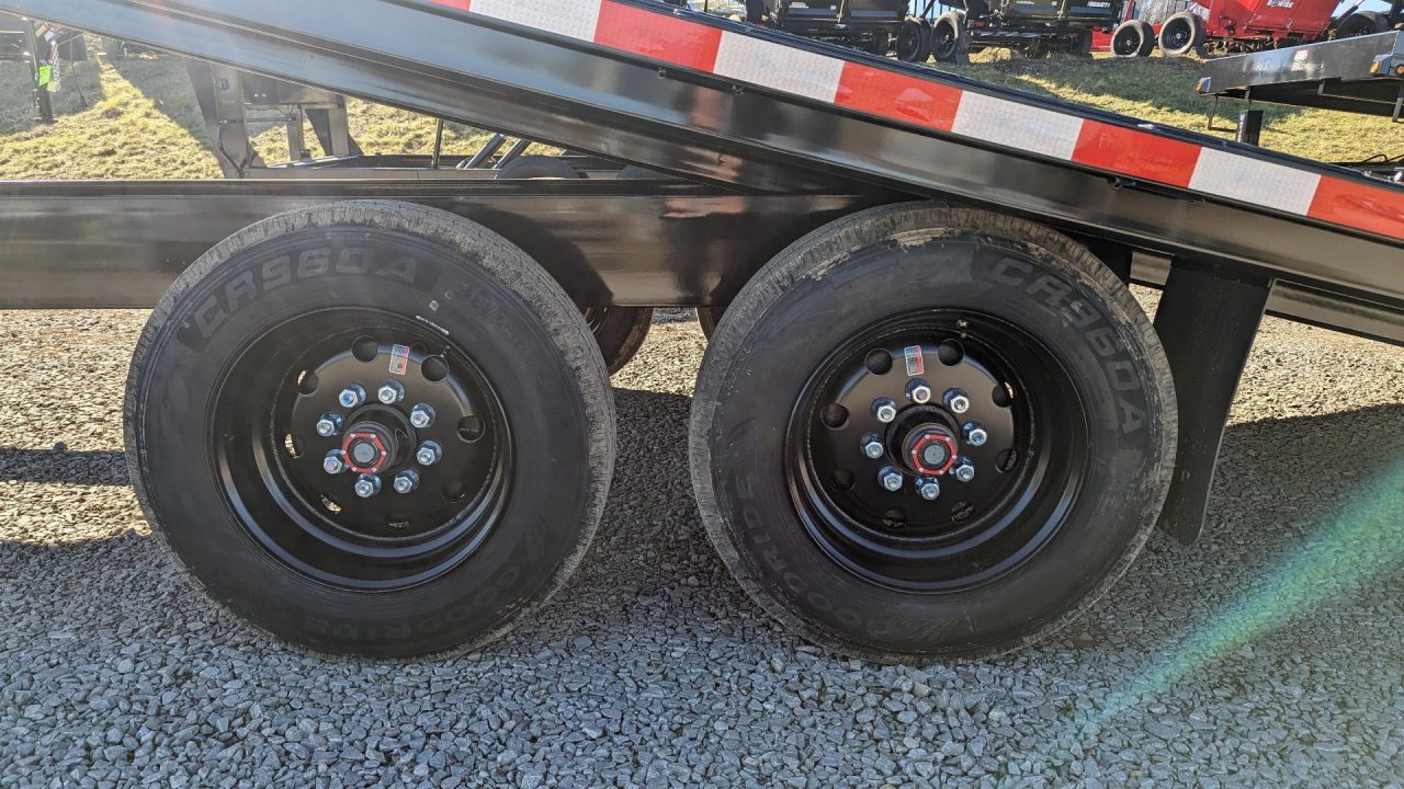 New 2026 BWise 24' HD Deckover Power Tilt Trailer w/ Hydraulic Jack