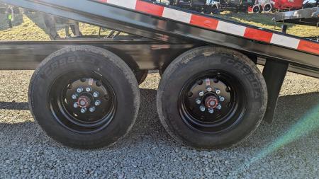 New 2026 BWise 24' HD Deckover Power Tilt Trailer w/ Hydraulic Jack