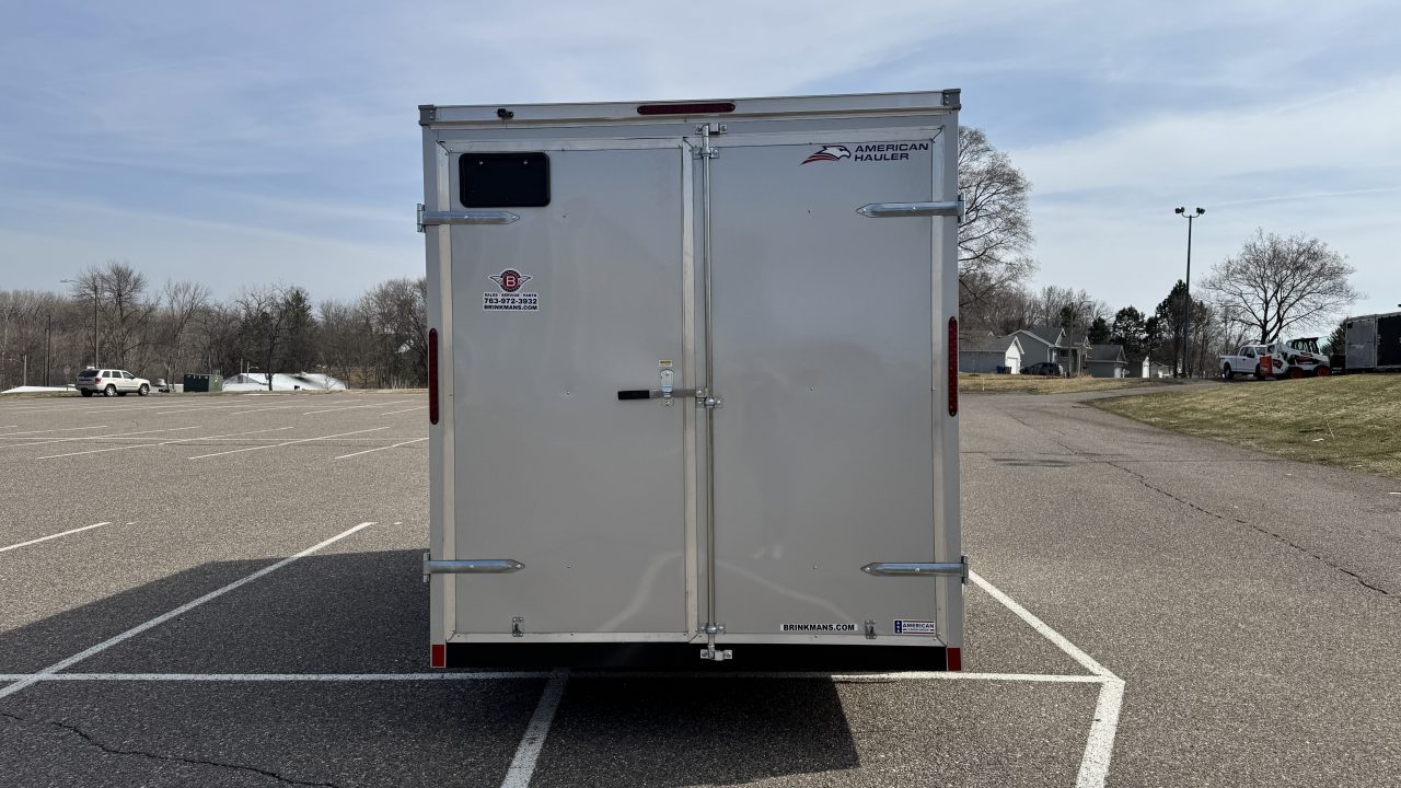 New American Hauler 7x16 Tandem Enclosed Cargo Trailer - Double Rear Doors