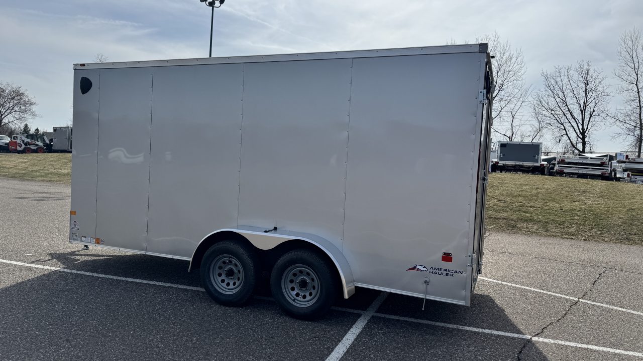 New American Hauler 7x16 Tandem Enclosed Cargo Trailer - Double Rear Doors