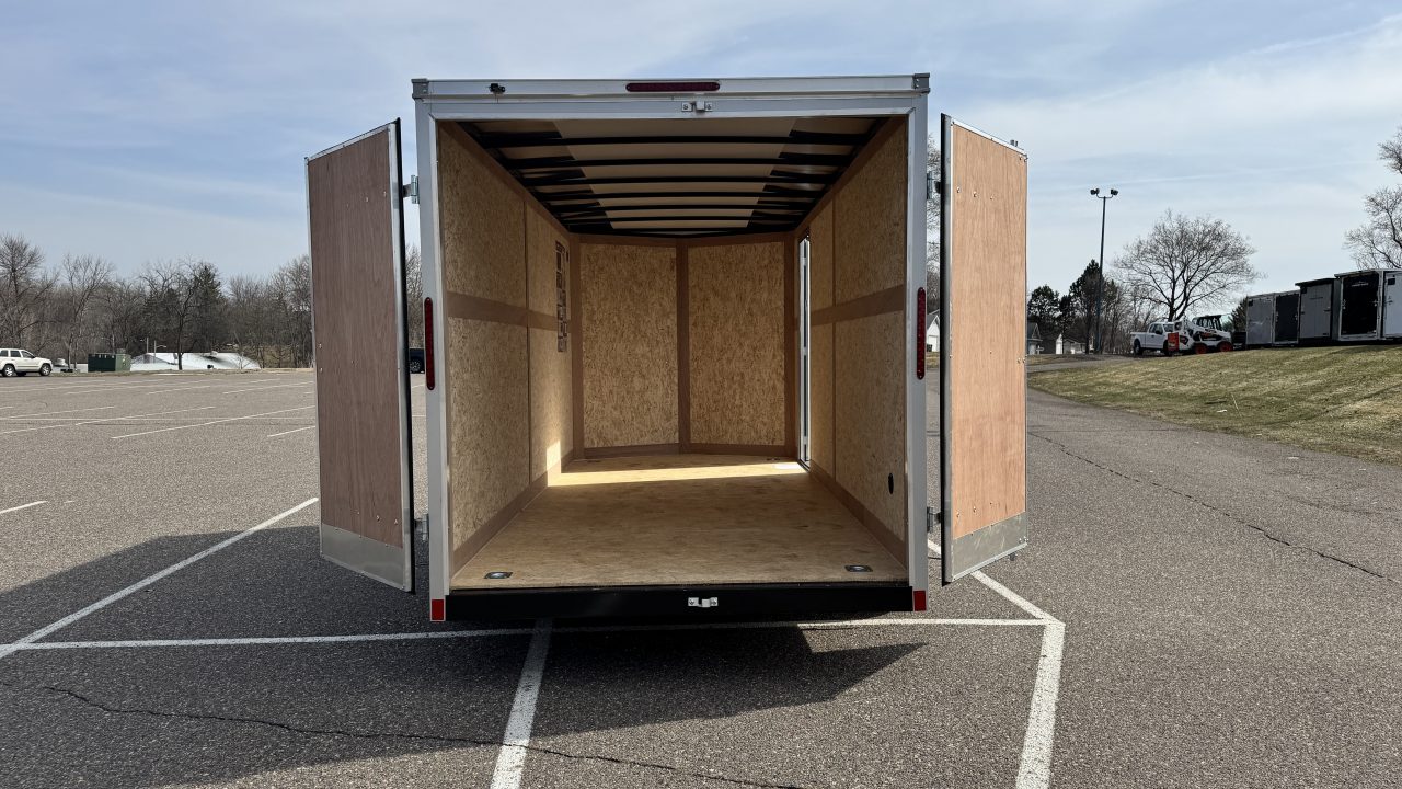 New American Hauler 7x16 Tandem Enclosed Cargo Trailer - Double Rear Doors