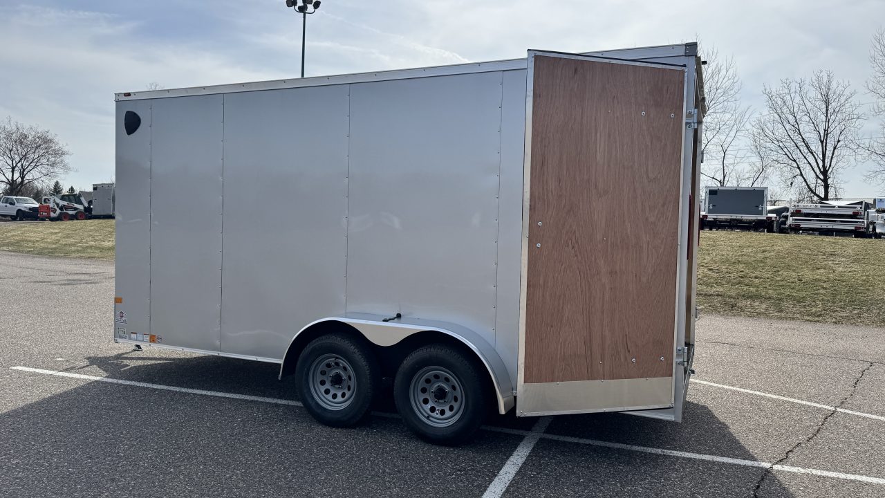 New American Hauler 7x16 Tandem Enclosed Cargo Trailer - Double Rear Doors