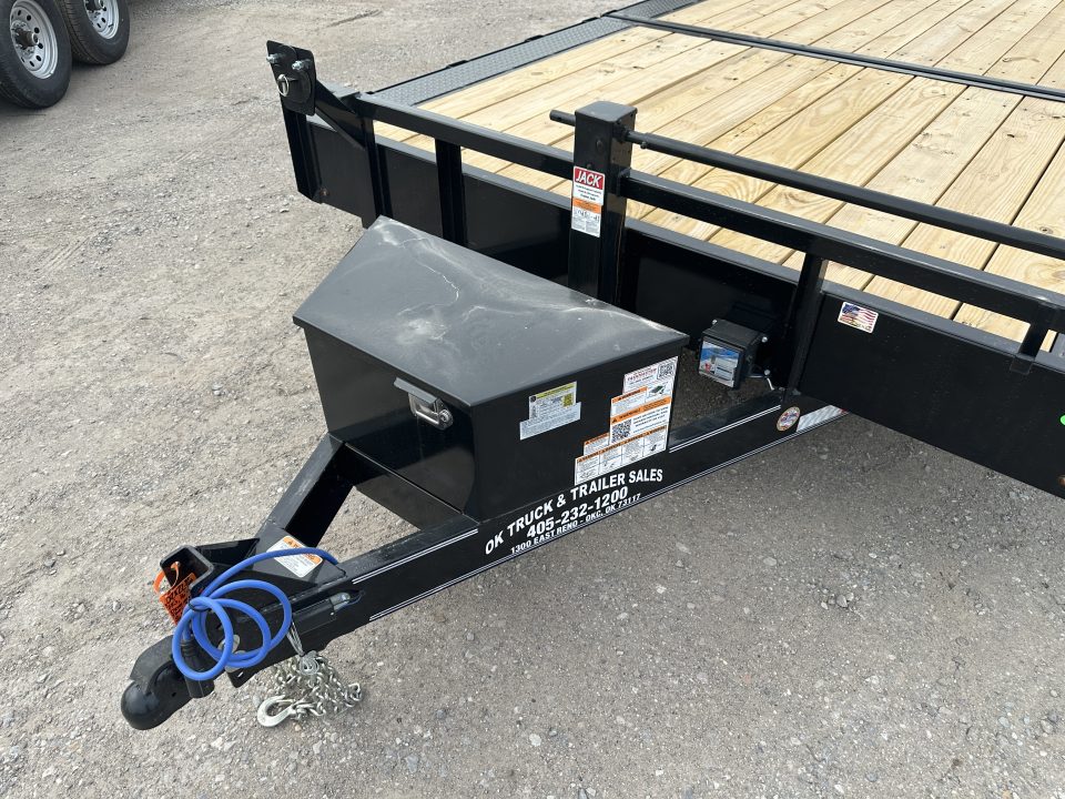 New 2026 East Texas Trailers 102"x22' Bumper Pull Drive Over Fender Tilt Trailer