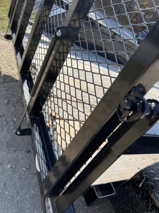 New 2026 GPS Trailers / GTT Series / 76" Wide x 12' Long / 7,000# Capacity / 48" Mesh Gate / 24" Mesh Sides