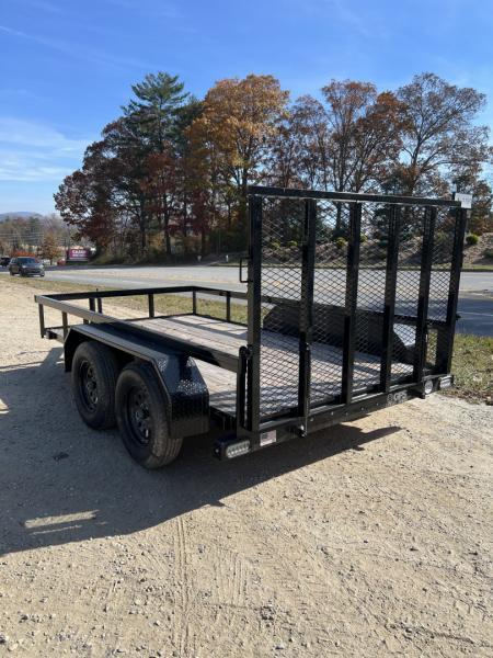 New 2026 GPS Trailers / GTT Series / 76" Wide x 12' Long / 7,000# Capacity / 48" Mesh Gate / 24" Mesh Sides