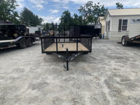 New 2026 GPS Trailers / GTT Series / 76" Wide x 12' Long / 7,000# Capacity / 48" Mesh Gate / 24" Mesh Sides
