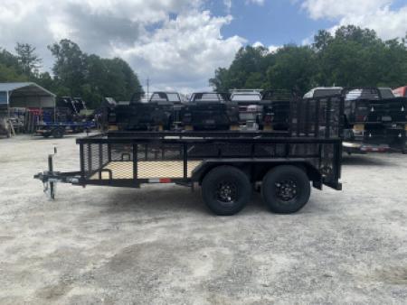 New 2026 GPS Trailers / GTT Series / 76  Wide x 12' Long / 7,000# Capacity / 48  Mesh Gate / 24  Mesh Sides