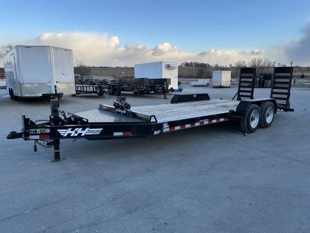 Used USED 2024 H&H 8.5'x20' 17.6k Topline I-Beam Industrial Equipment Trailer