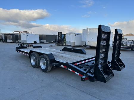 Used USED 2024 H&H 8.5'x20' 17.6k Topline I-Beam Industrial Equipment Trailer