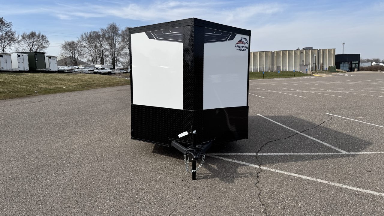 New American Hauler 7x14 Enclosed / Blackout Package - Ultimate Motorcycle Trailer!
