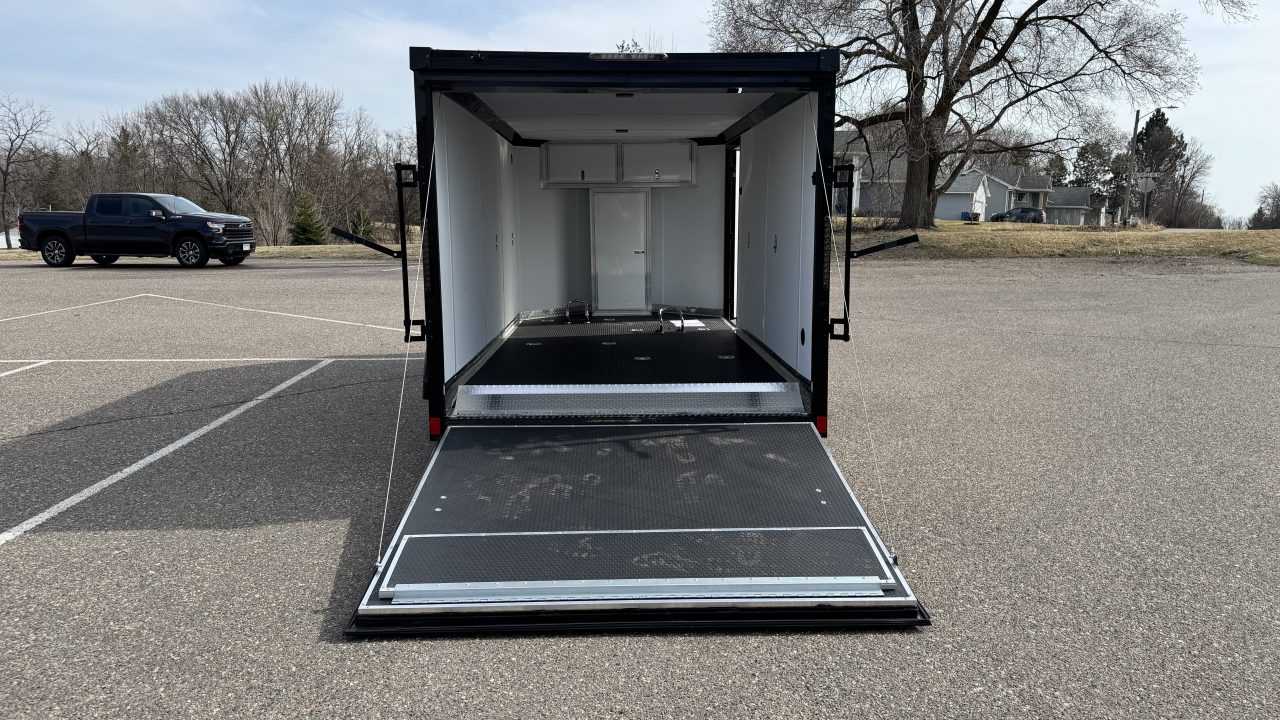 New American Hauler 7x14 Enclosed / Blackout Package - Ultimate Motorcycle Trailer!
