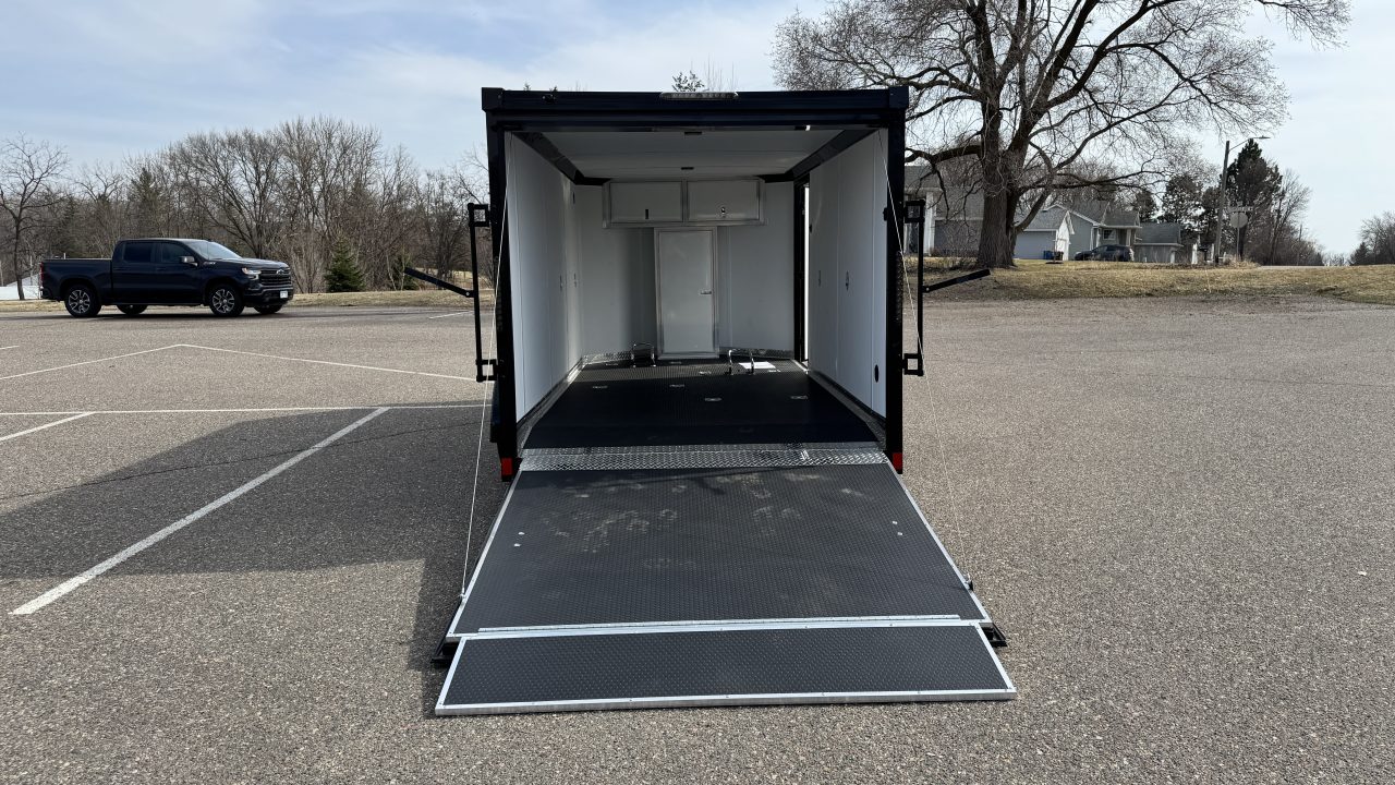 New American Hauler 7x14 Enclosed / Blackout Package - Ultimate Motorcycle Trailer!