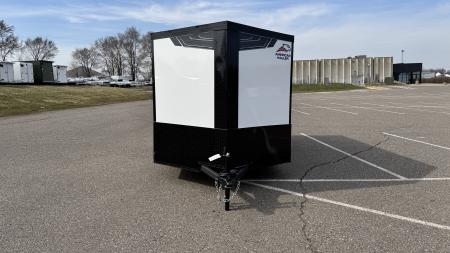 New American Hauler 7x14 Enclosed / Blackout Package - Ultimate Motorcycle Trailer!